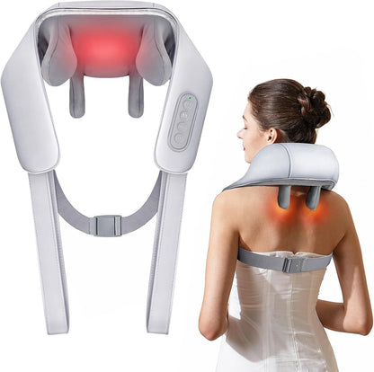 SELLASTIC Neck and Back Massager, Neck Massager with Heating, Body Massager for Body Aches and Pains Relief, Electric Wearable 5D Cervical Neck Massage Machine for Deep Tissue Neck, Back, Shoulders, Waist and Legs